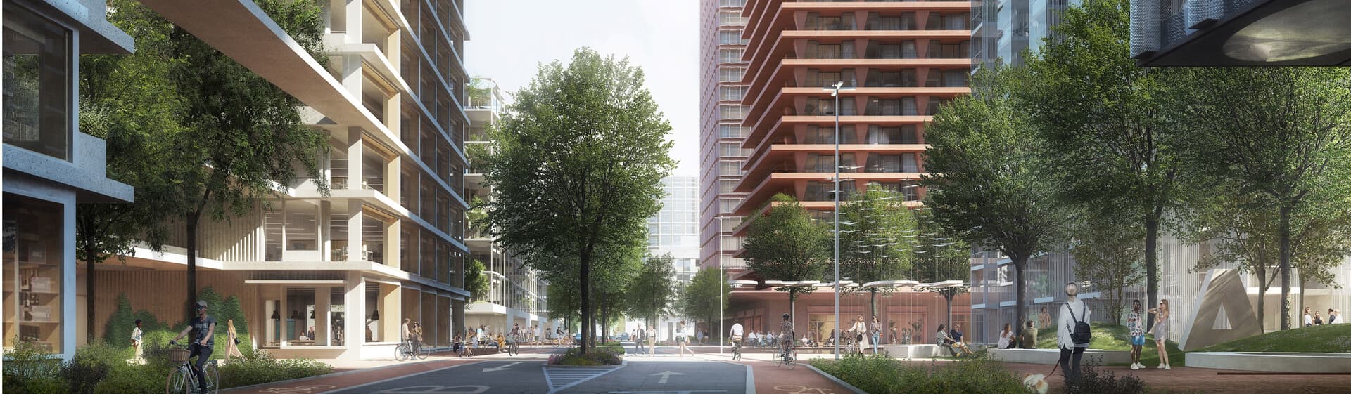 It brings together the full spectrum of urban life: living, working, relaxing and experiencing the city at its most inspiring.